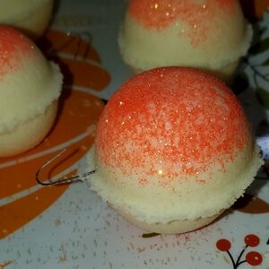 12 Christmas Bath Bomb Glitter Ornaments. Make Your House Smell Amazing!